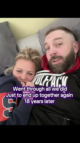 It’s crazy to me that 18 years later we ended up back together. I love you more than I ever knew I could love someone. This trend has my heart 😭😭 . #highschoolsweethearts #Love 