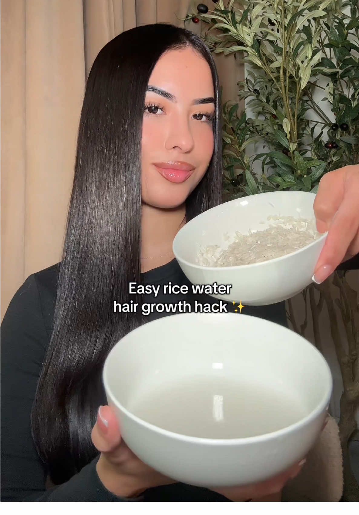 Fast rice water method for hair growth ✨ apply 2x a week & rinse off after 30 mins 🫶🏼 #creatorsearchinsights #ricewater #hairgrowthtips #naturalhaircare #hairtok 