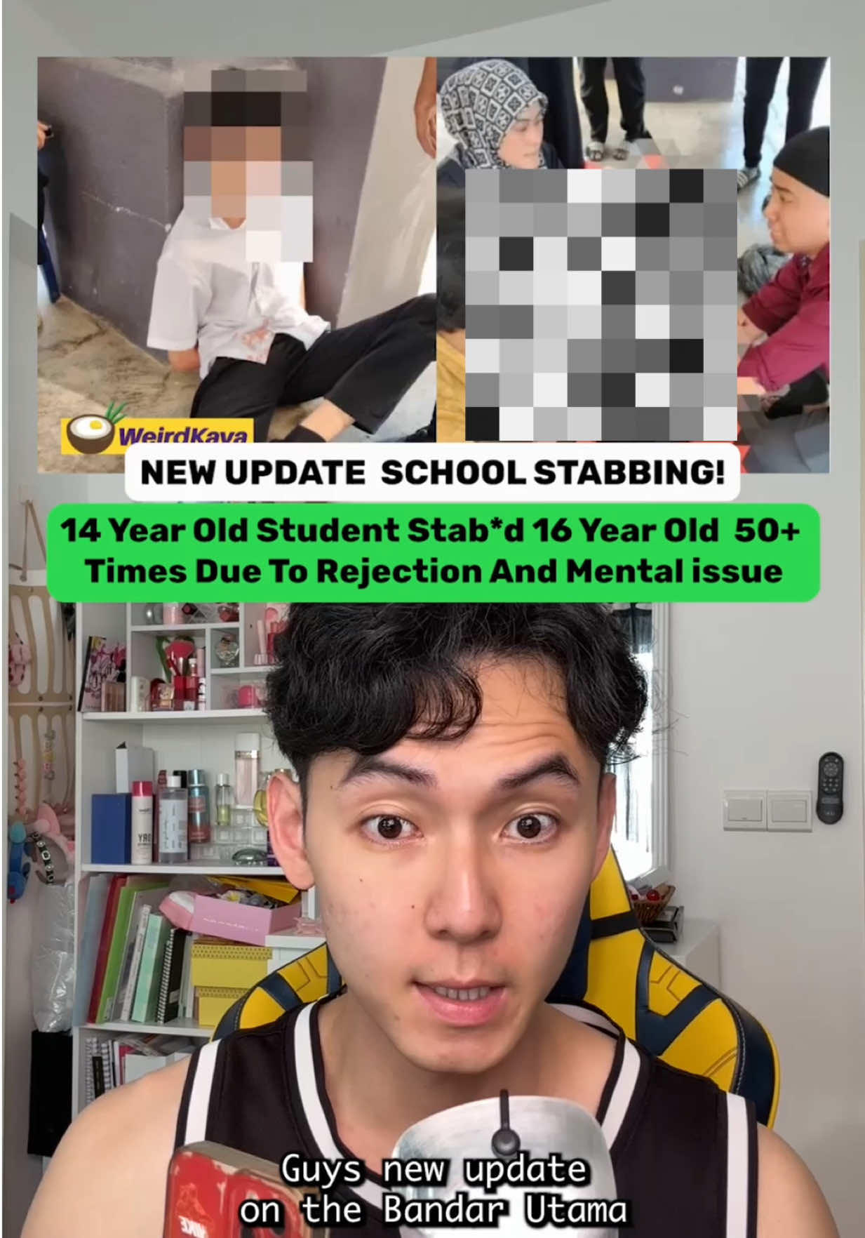 New update on the bandar utama school stab*ing case! The motive behind the stab*ing allegedly to be love rejection The 14 year old suspect also suffered mental illness for a period of time! #crimestories #crimestory #breakingnews #truecrime #malaysiacrime