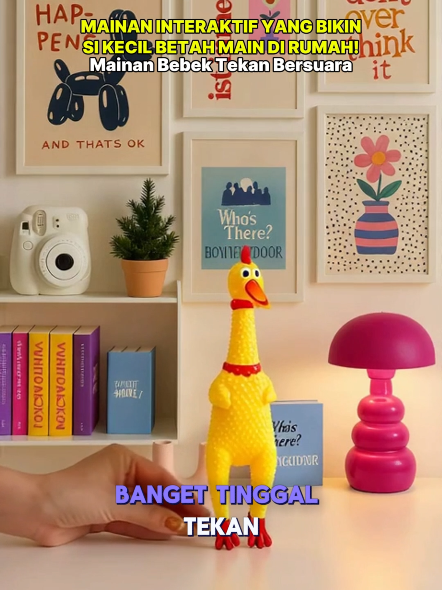 Mainan satu ini tuh nggak bisa diem Diteken dikit langsung teriak kayak disuruh mandi! #MainanAnak #BebekBersuara #MainanLucu #MainanViral #MainanBocil