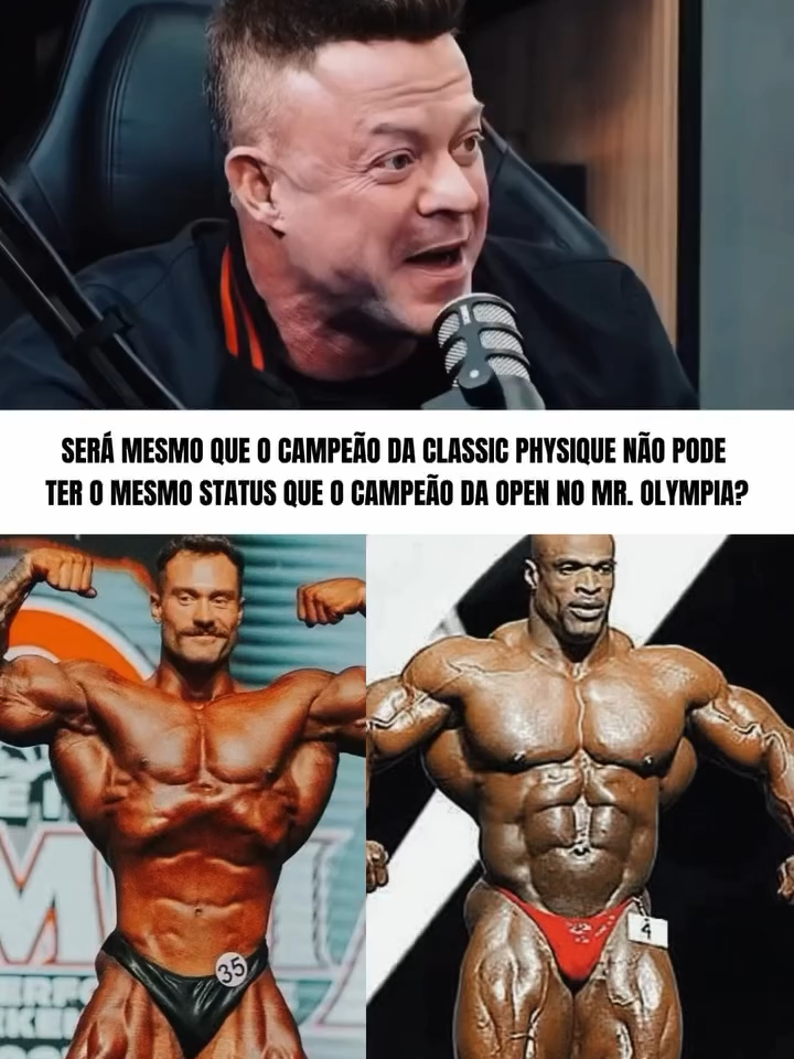 Será mesmo que o campeão da Classic Physique não pode ser considerado e ter o mesmo status que o campeão da Open no Mr. Olympia?🤔🏆 Seja muito bem-vindo(a)! 👊 Não se esqueça de seguir nosso perfil oficial aqui no TikTok. Aqui você vai encontrar, todos os dias, o melhor conteúdo sobre musculação da internet 💪