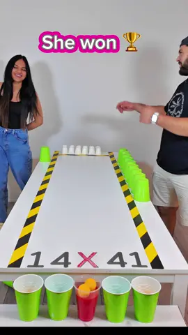 First to drop all cups win. 🏆 #viral #trending #fyp #challenge #gameplay 