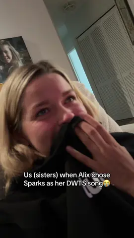 No i started crying before it begun 😭 #dwts #alixearle 