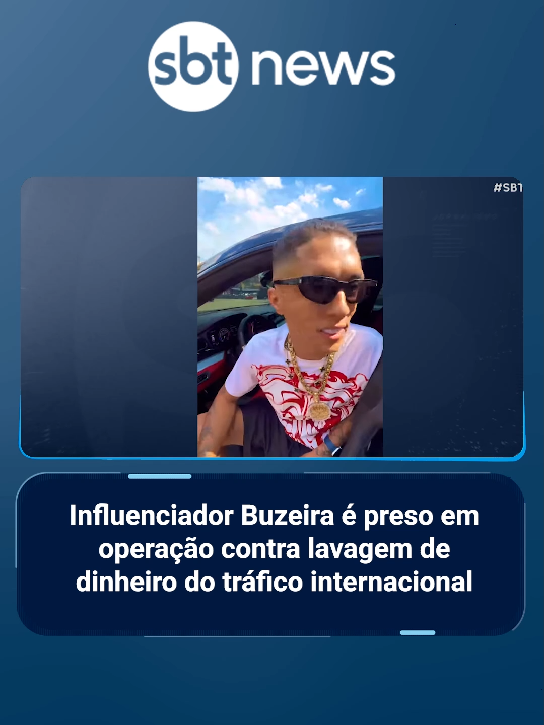 A Polícia Federal prendeu 11 pessoas nesta terça-feira (14), em quatro estados e na Alemanha, durante a Operação Narco Bet, que apura lavagem de dinheiro ligada ao tráfico internacional de drogas. Entre os presos está o influenciador Buzeira, que tem mais de 15 milhões de seguidores. A PF identificou o uso de empresas de apostas on-line e criptomoedas para movimentar os valores. Saiba todos os detalhes no SBT Brasil. #sbtnews #notícias #buzeira #policia #crime #crimeorganizado #policiafederal #buzeiravisionario #narcobet #bet #bets #operaçãopolicial #influenciador #tiktoknews #tiktoknoticiasbrasil #tiktoknoticias #foryoupage #foryou #fyp #sbtbrasil