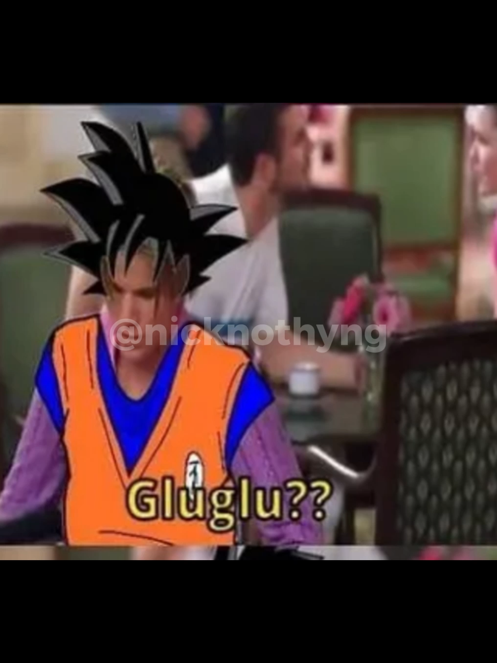 OQUE ACONTECEU COM O GLUGLU? #meme #dragonball #goku #shitpost