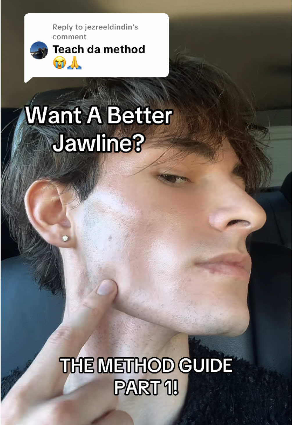 Replying to @jezreeldindin PART 2 DROPS AT 8K FOLLOWERS ILL LEAK THE HULLO METHOD AND MORE! I know this jaw exercise looks questionable but trust me it works so well. It will give your jaw muscles a pump making your jawline look better for a few mins as well. Hopefully this helps you guys out🙏 #fyp #jawline #hullo #mogger #looksmax 