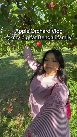 my big fat Bengali family takes over Fishkill Farms for a day of apple picking 🍎❤️🍁 #fallvlog #nycdaytrip #applepicking #appleorchard outfit from @nokshinewyork 