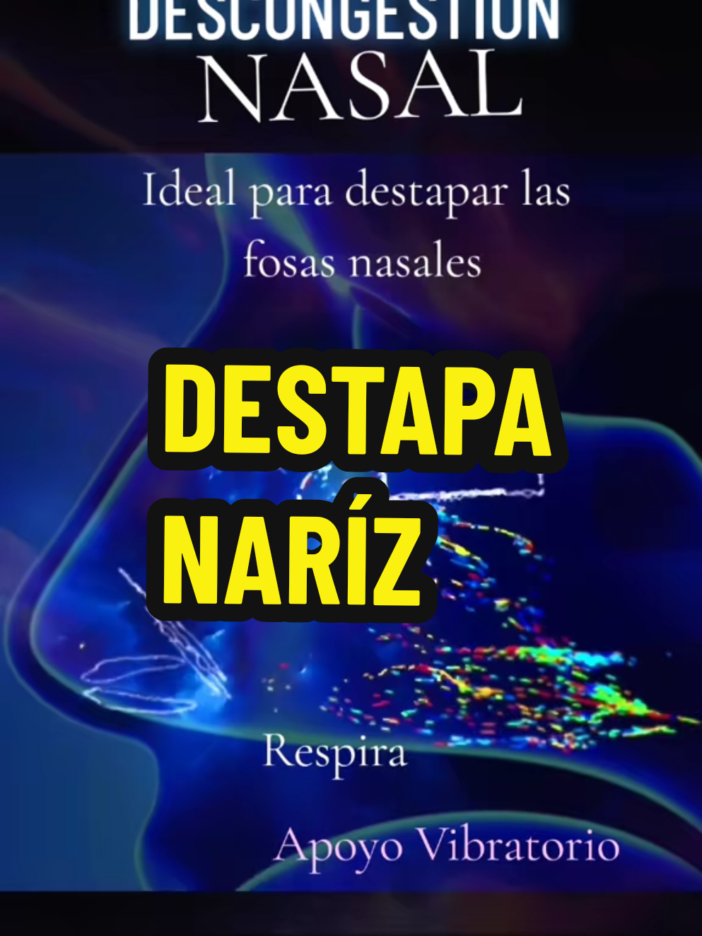 Descongestionador nasal vibratorio. Escuchar relajadamente dirigiendo la atención a las fosas nasales por 5 min. #doctoraromero #resfriado #gripe #healingtones #recuerdos 