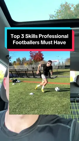 Top 3 Skills Pro Footballers Must Have #soccertiktok #footballer #winger 