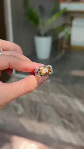Nhẫn nam đá citrine #nhannam  #trangsucpa #nhannamkimcuong #nhannamdep 