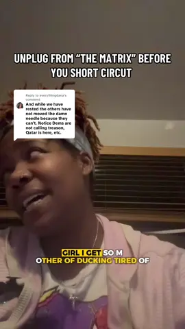 Replying to @everythingdana Not the Matrix again 😭 PLEASE, step out the Blue App prophecy thread. Rest ain’t Surrender—it’s strategy. 