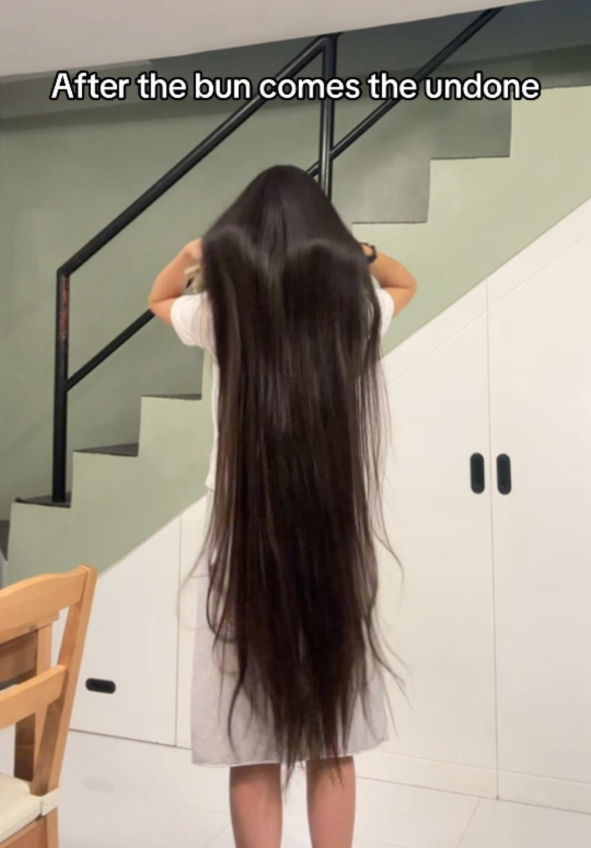 After the bun comes the undone #hair #hairstyle #rapunzel #fyp #fyppppppppppppppppppppppp 