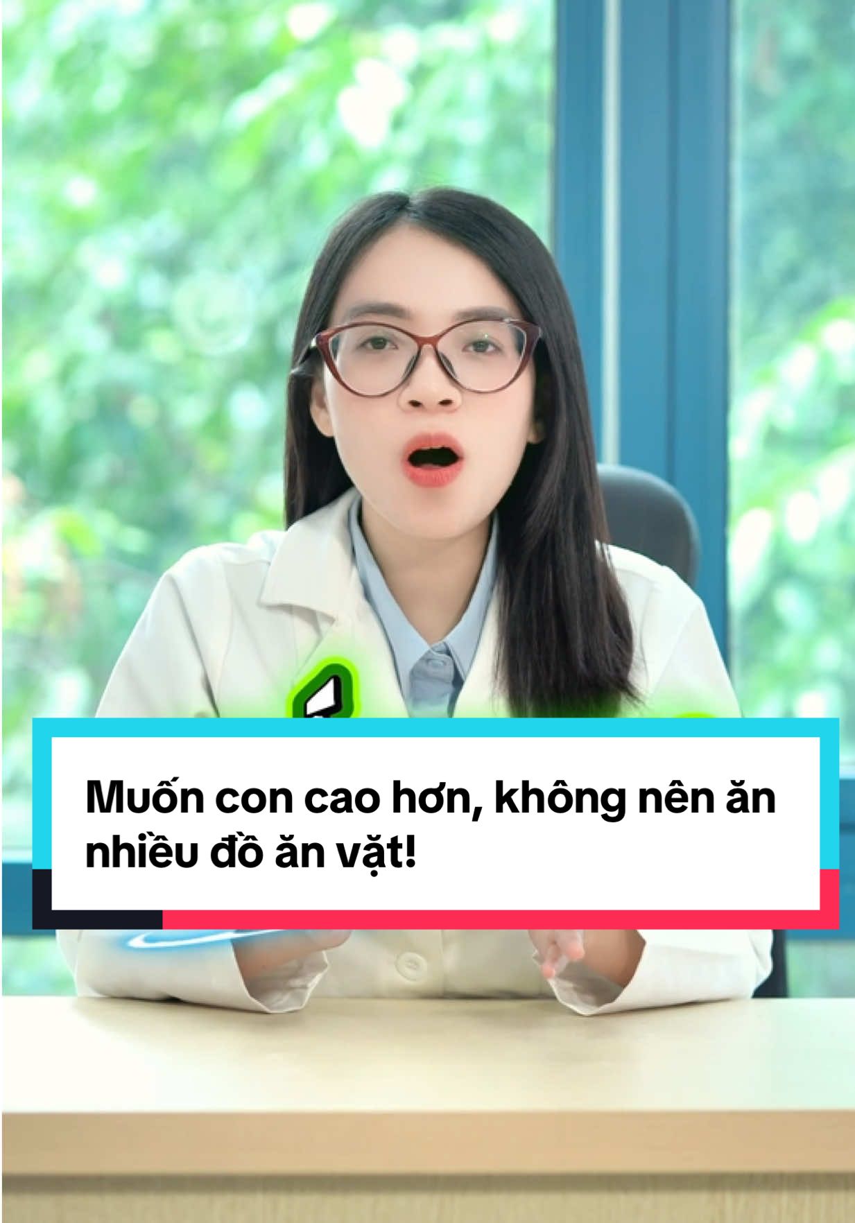 Muốn con cao hơn, không nên ăn nhiều đồ ăn vặt! #TikTokAwardsVN #bsvietanh #viral #tangchieucao 