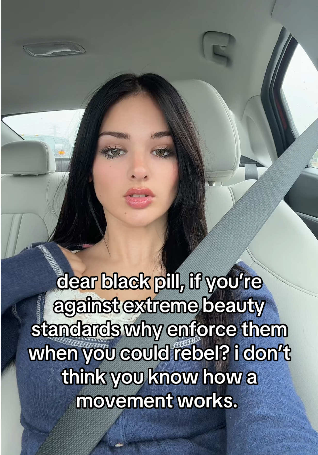 no it’s not ironic or easy for me to say. blackpill was started by incels in 2018. they literally hate women, this has nothing to do with body dysmorphia or actual struggle. just self loathing & misogyny. 