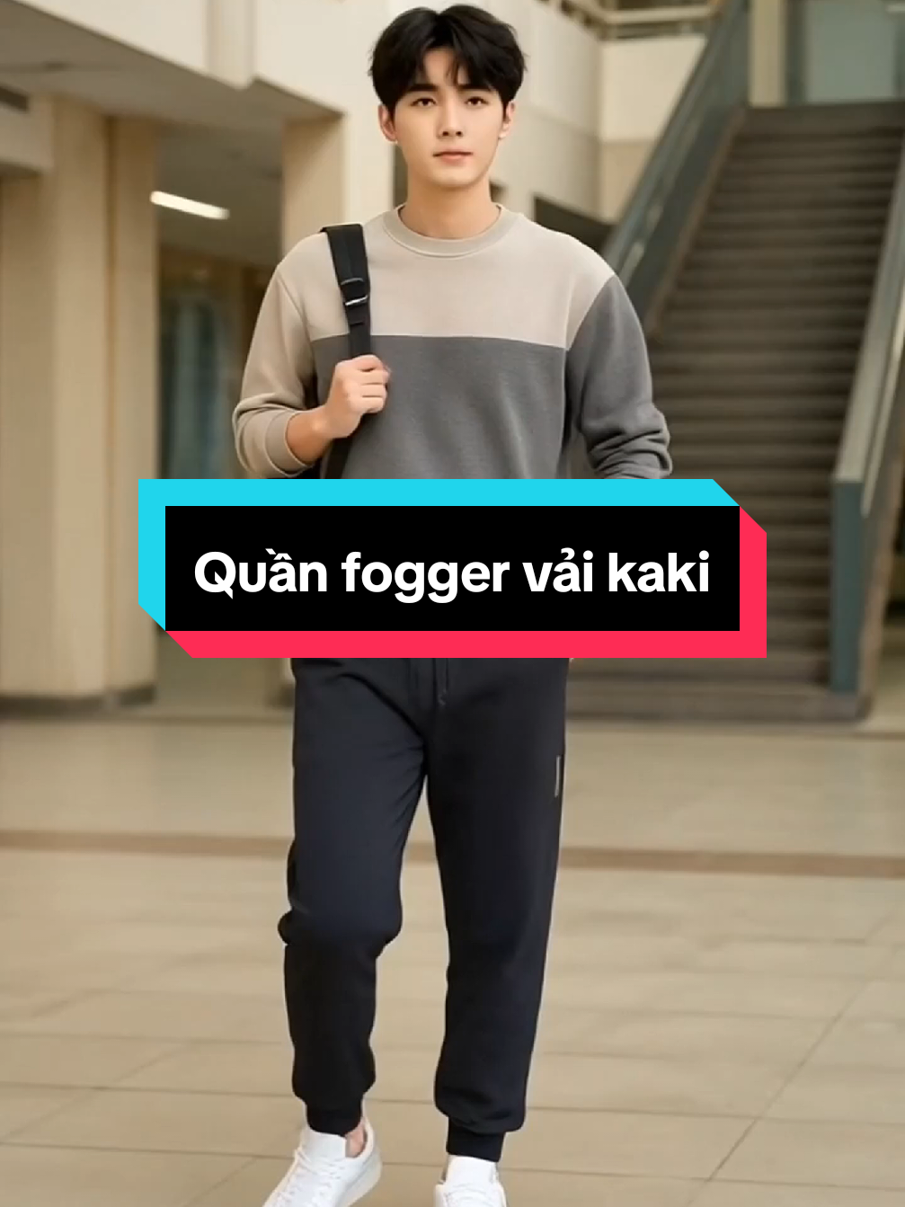 ✨👖Quần jogger nam vải kaki lưng thun, co giãn thoải mái thời trang phong cách! ✨ #quanjogger #quanjoggernam #quannam #thoitrangnam #xuhuongtiktok 