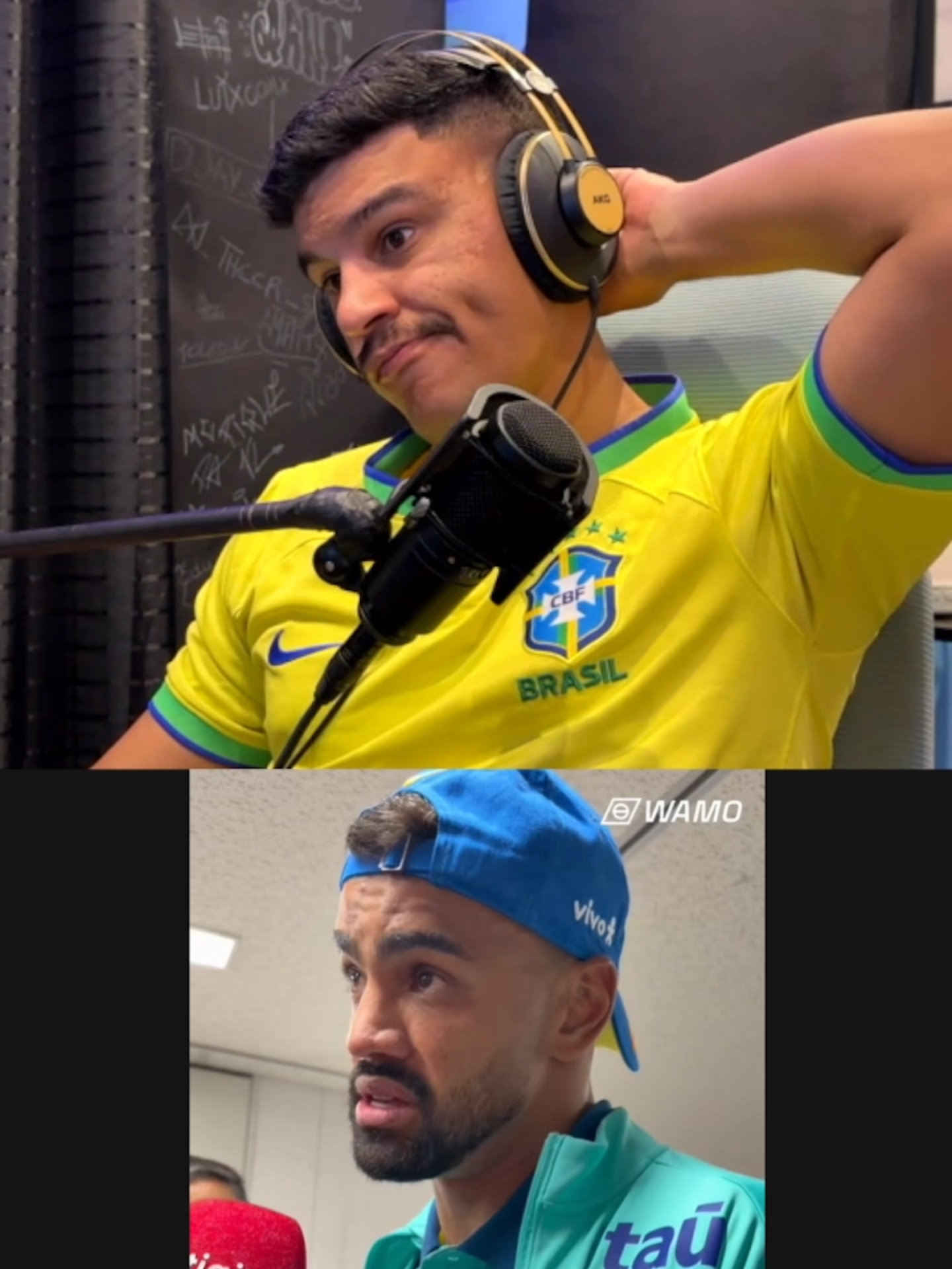 Mkaeny assistindo entrevista do fabricio bruno #mkaeny #brasil #fabriciobruno #seleçãobrasileira