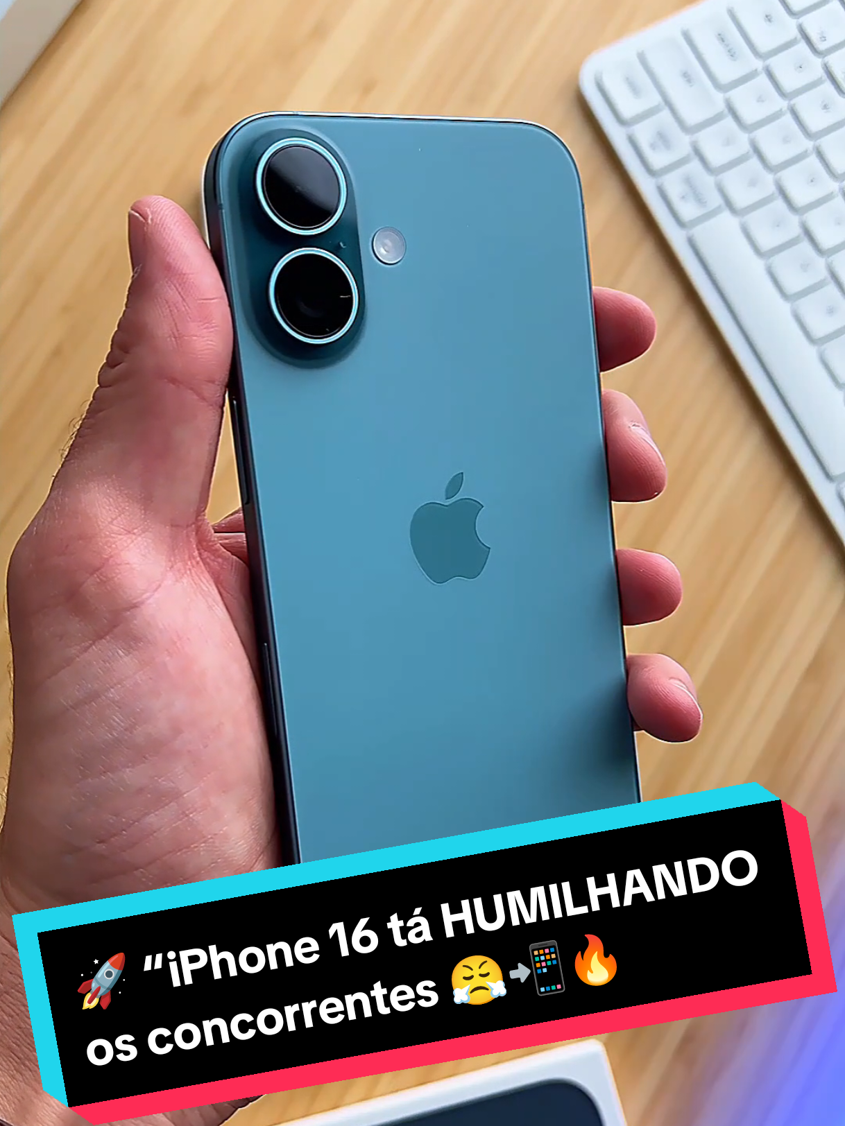 🚀 “iPhone 16 tá HUMILHANDO os concorrentes 😤📲🔥” TDV8NT-GKUN @Mercado Livre  #MeusFavsDoMercadoLivre #MercadoLivre #iphone16 #apple #smartphone 