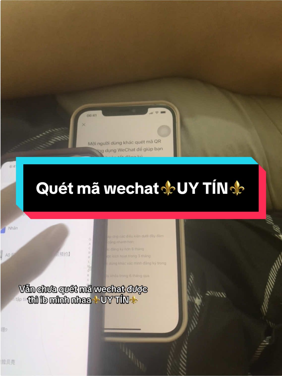 Vẫn chưa quét mã wechat được thì ib mình nhaa⚜️UY TÍN⚜️#fpyシ #trungquoc #wechat #xuhuong #uytin 