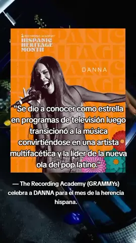 la academia de los Grammys Estados Unidos reconoce a DANNA para el mes de la herencia hispana #DANNA #mexico #fyp #viral  #dannapaola 