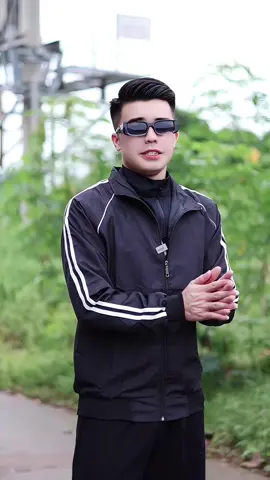 Áo khoác dù nam 2 lớp màu đen 