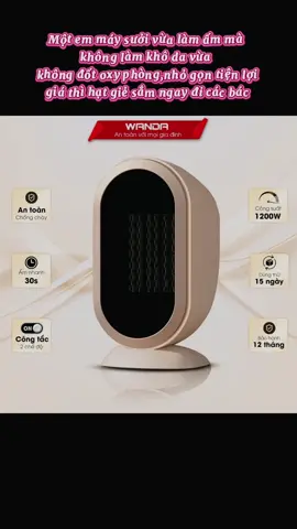 Mùa đông năm nay tới sớm và báo sẽ rét buốt hơn ạ,nó nhỏ mà ấm quá trời ấm,không lo mùa đông lạnh rét nha #maysuoigom #maysuoimini #máysưởi #làmấm #quạtsưởi 