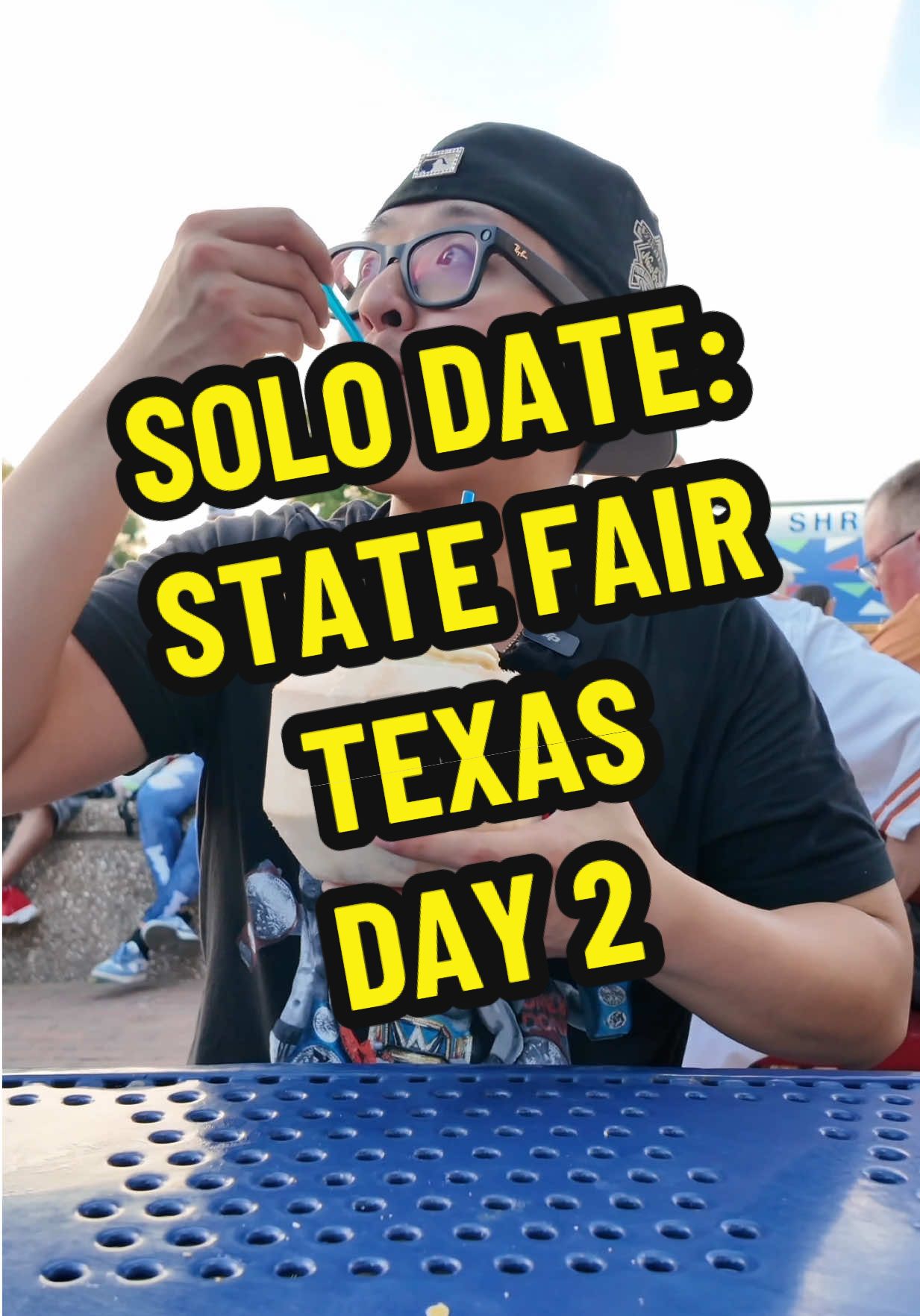 I went on a solo date to the State Fair of Texas #pov #solo #mukbang #fyp #fypシ 