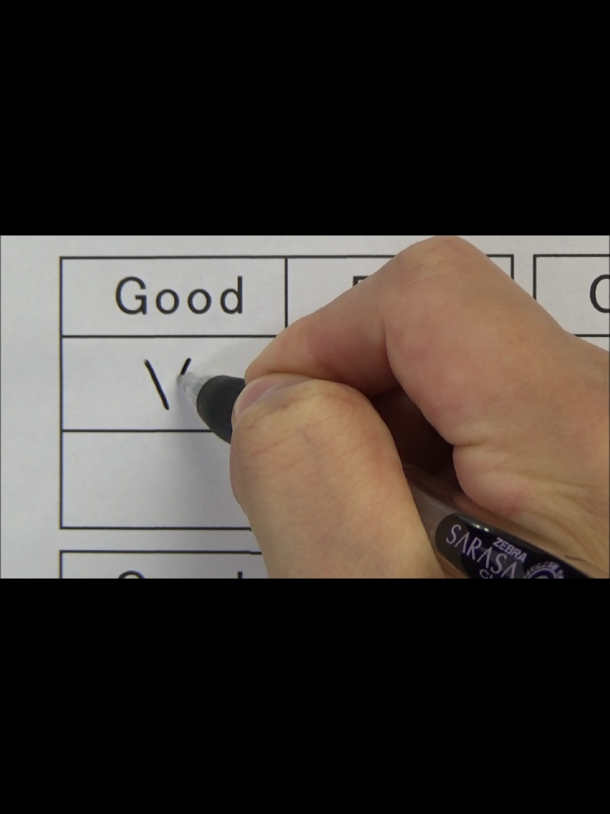 Good and Bad Handwriting