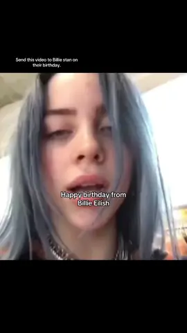 It's my b-day today lmao #billieeilish #eilishbillie #fypシ゚ #billiestan 