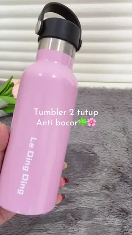 Tumbler stainless dengan 2 tutup dari ledingding awet dingin seharian bisa masuk es batu #tumbler #botolminum #tumblerstainless #ledingding #tumbler2tutup 