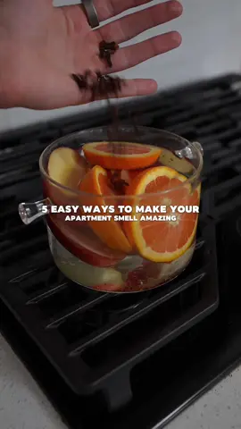 5 easy ways to make your apartment smell amazing  #apartment #homescents #cleanhomemagic 