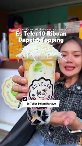 ES TELLER SULTAN RAHAYU  📍Jl. Satria Raya No.283, Babakan, Kec. Babakan Ciparay, Kota Bandung, Jawa Barat 40222 @estelersultanrahayu  #EsTellerSultanRahayu #SerunyaKuliner #FoodFestOnTiktok #KulinerBandung #RekomendasiTehBetty 