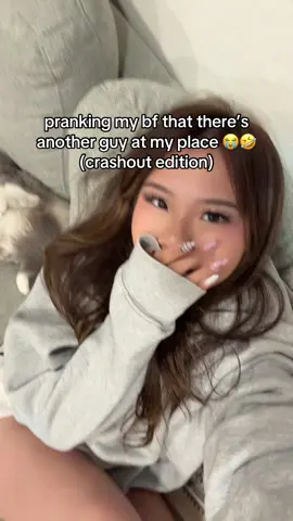 lol my bf too easy to prank  #ai #prank #gfprank #aifilter #crashout #bf 