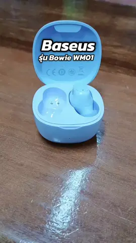 Baseus หูฟังบลูทูธไร้สาย รุ่น Bowie wm01 #ป้ายยาของใช้ #หูฟังบลูทูธ #หูฟังไร้สาย #baseus #หูฟังบลูทูธไร้สาย 