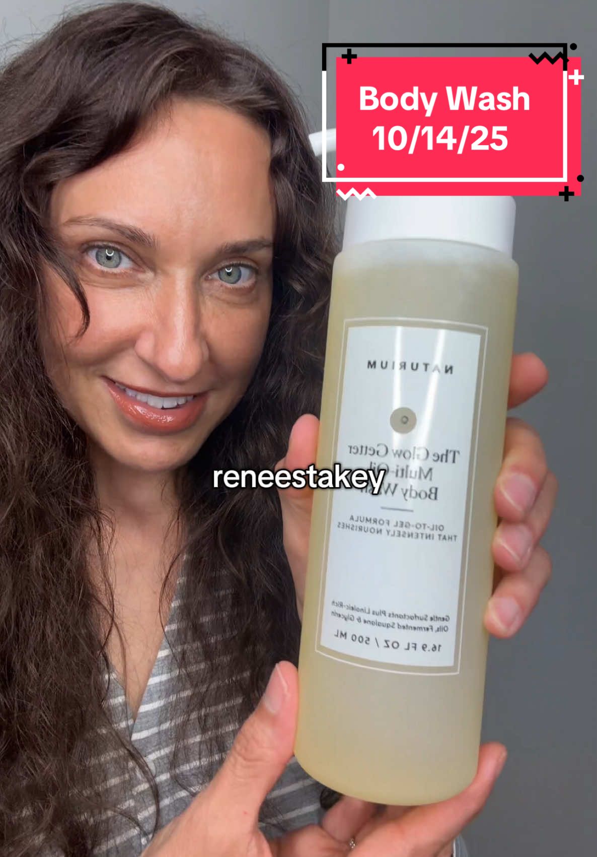 ✨Meet your new shower essential: The Glow Getter 💧 This multi-oil hydrating body wash cleanses gently while leaving your skin soft, nourished, and glowing — because your body deserves skincare too. 💛 #reneestakey #GlowFromHeadToToe #NaturiumGlowGetter #HydratingBodyWash #BodyCareRoutine #CleanBeauty #GlowingSkin #NaturiumSkin #ShowerGoals #GentleCleanser #NourishedSkin #skincareforthebody 