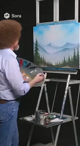 #bobross #painting #pbs #happylittleclouds 