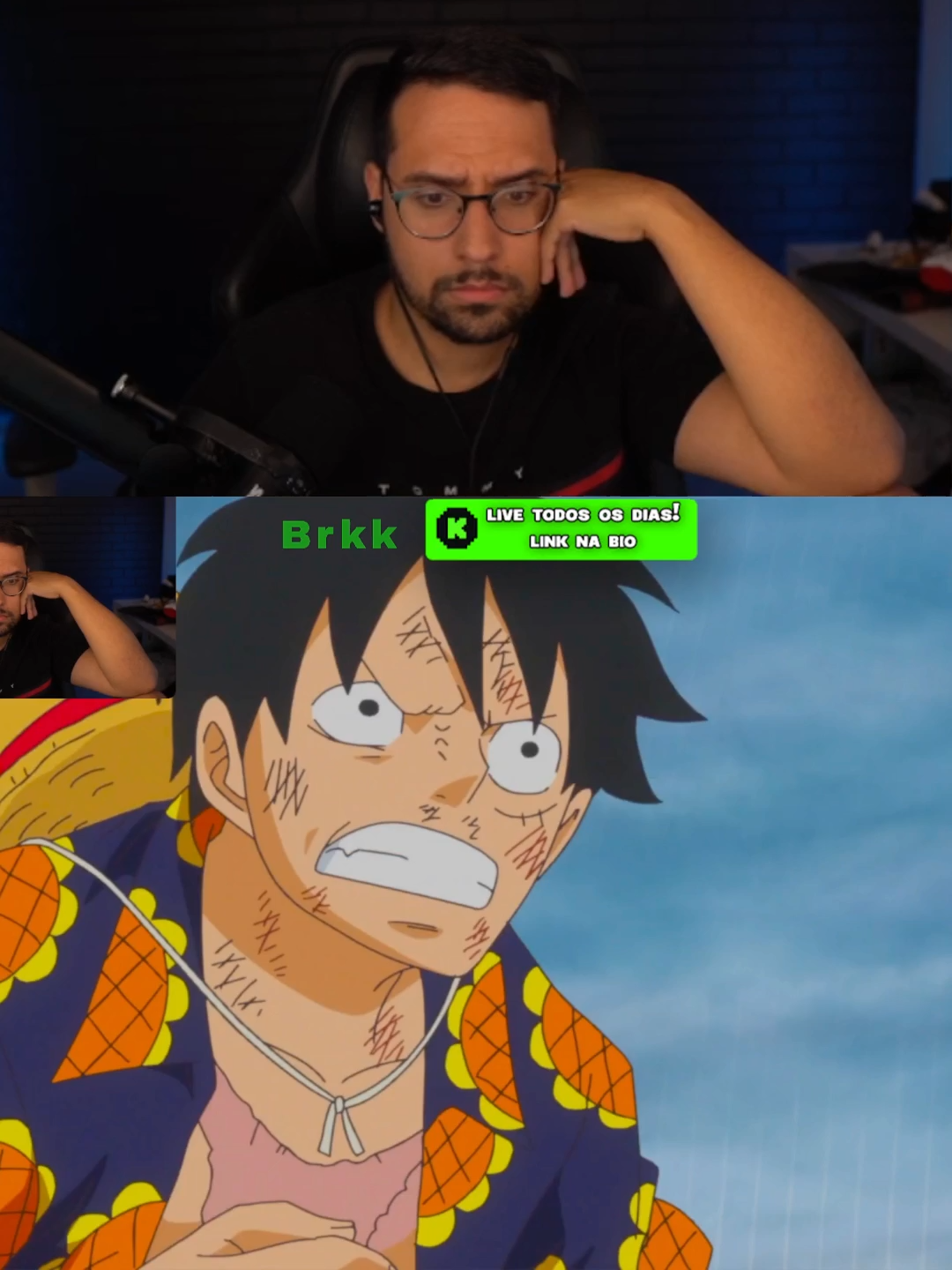 brkk reagindo a one piece#brkk #anime #onepiece #luffy #zoro