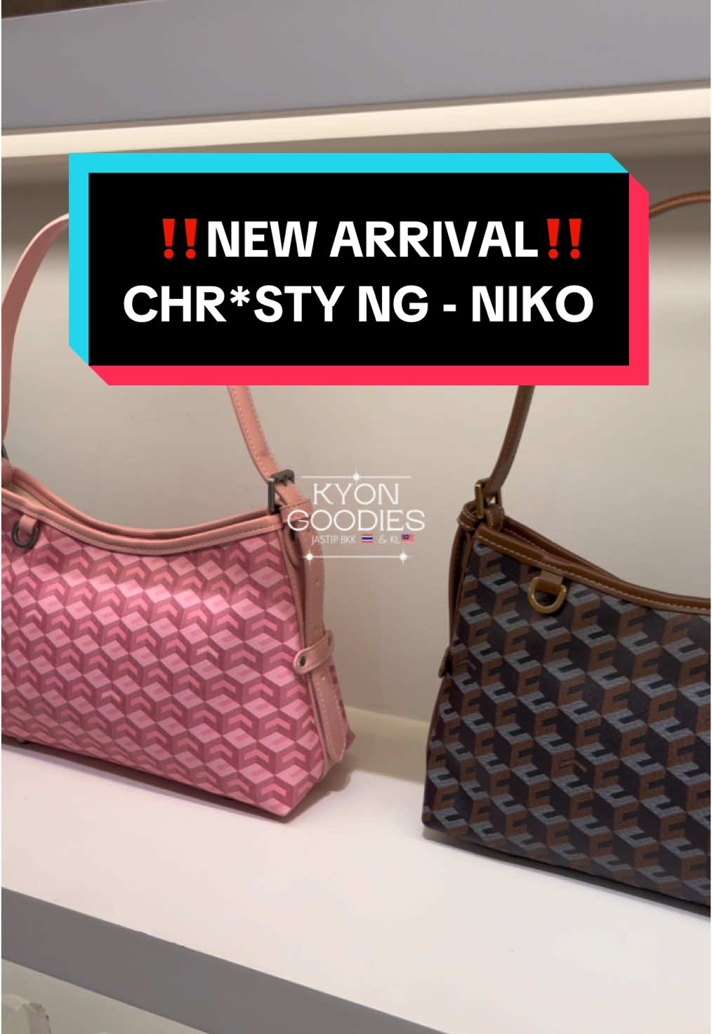 Bener-bener ga di kasih nafas sedikit pun😮‍💨. Koleksi tas dari Chr*sty memang selalu up to date 💯‼️ definisi infofatif yg sesungguh nya🤩🤩 #christyng #jastip #jastipmalaysia #jastipkl #foryou 