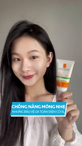 Chống nắng nâng tone mỏng nhẹ mịn lì và bảo vệ da toàn diện chính là Anthelios XL 🧡 Săn ngay tại giỏ hàng nha #larocheposayvn #anthelios #kemchongnangnangtone #nangtonekiemdau 
