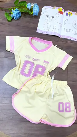 4 màu bộ  thẻ thao cotton su mềm mịn mát #thoitrangtreem #mevabe #quanaotreem #bothethaochobe #bococtaychobe 