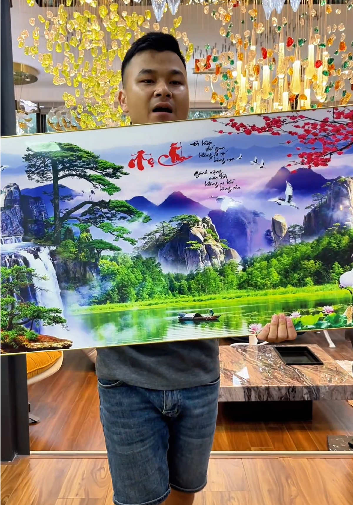 Tranh tráng gương cha mẹ. Món quà không thể tuyệt vời hơn 