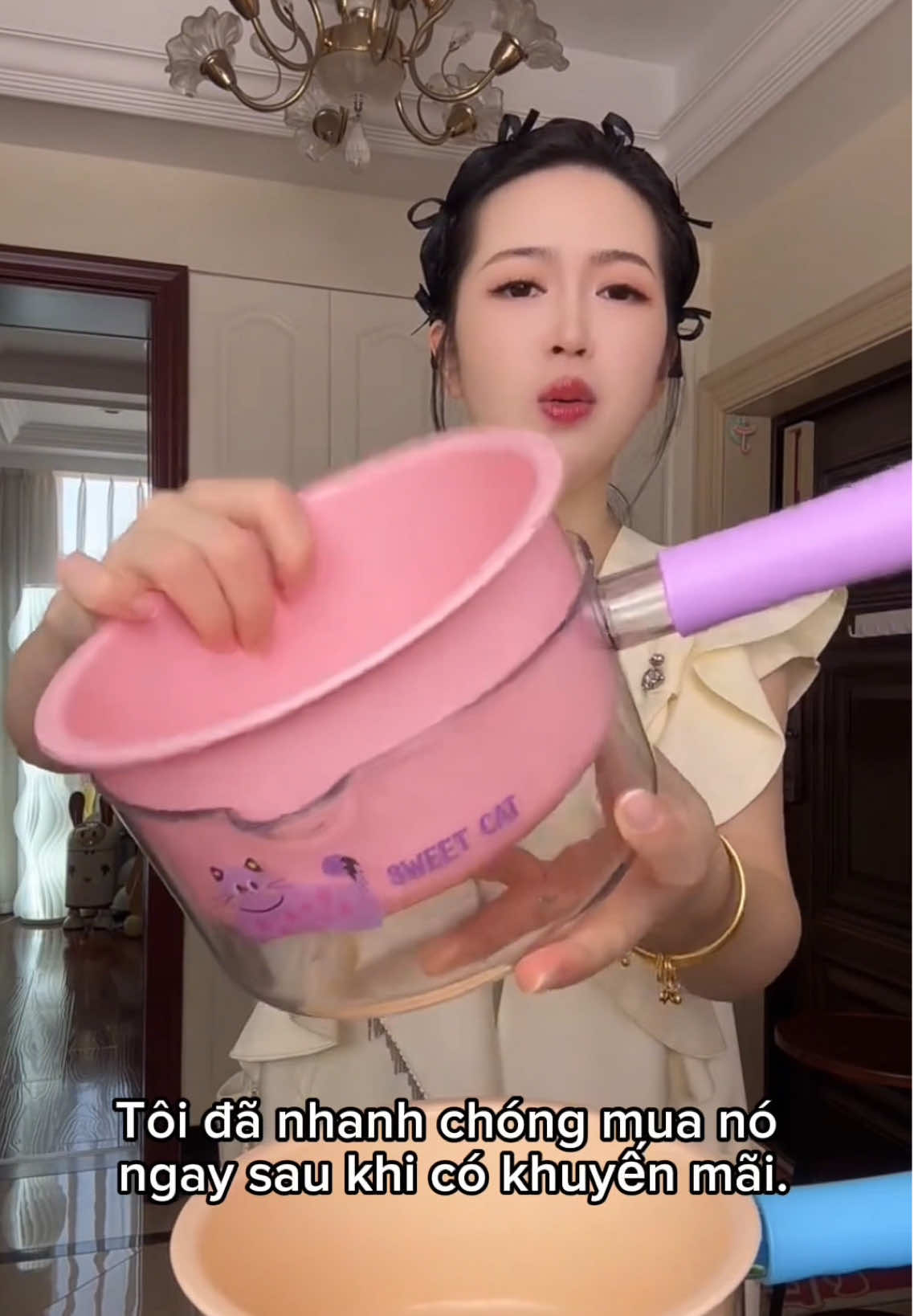 Rổ kèm chậu có tay cầm tiện lợi, hoạ tiết ngộ nghĩnh đáng yêu #rokemchau #camucnuoc #rovogao #camucnuoc 