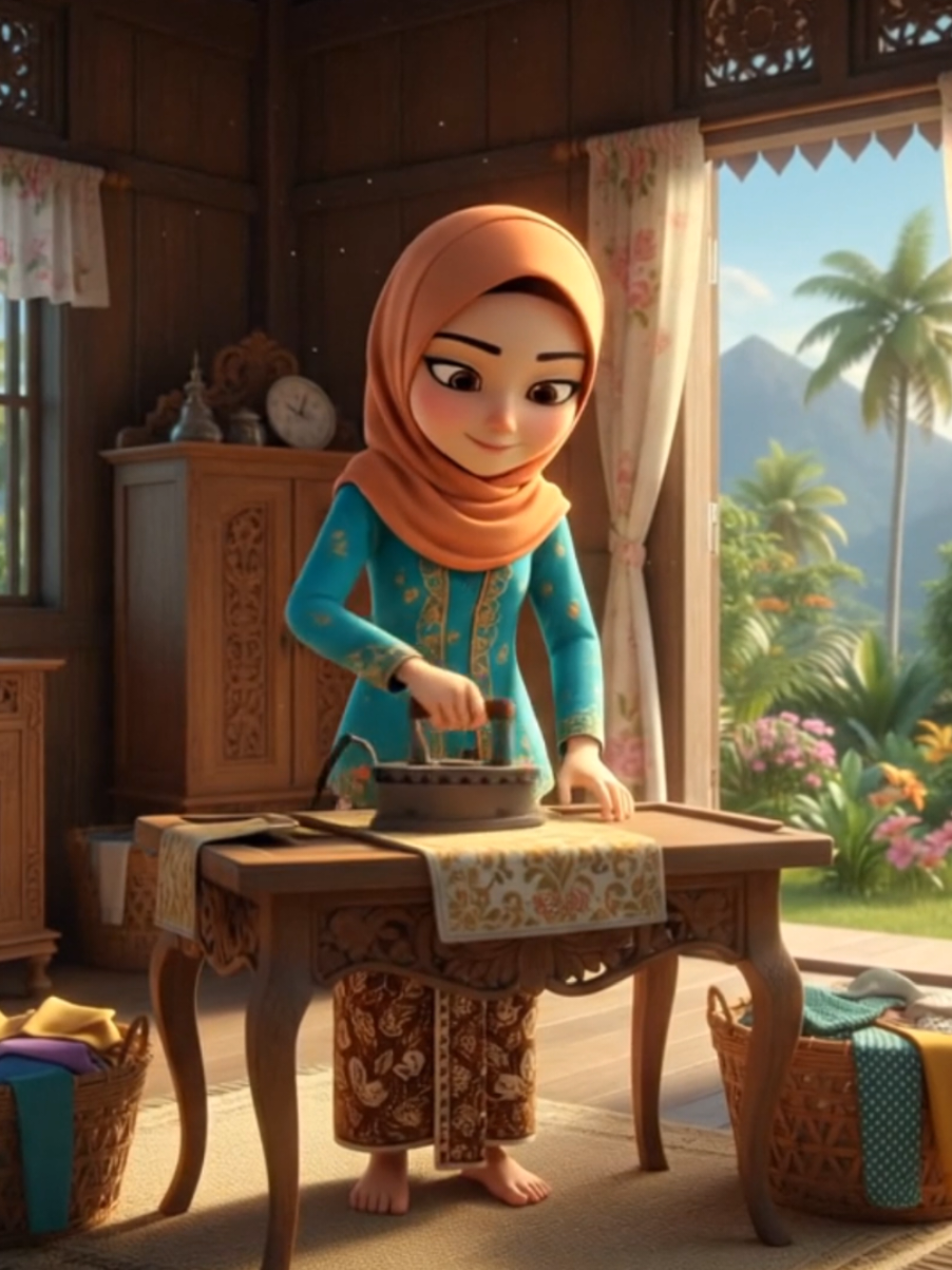 Humaira sedang beres beres rumah 🏘 #fyp #Home #cartoon #masyaallahtabarakkallah #homework 