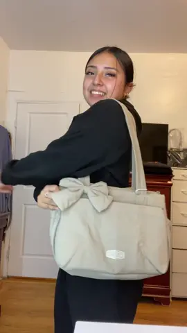 BAGSMART Crush Bow Tote Bag 2 Size for Women-13