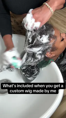 When you book me Shampoo, Blow dry and Braid down are included in my services. Yes I steam your hair also, we trying to get your hair healthy. My client today got a custom 5x5 hd glueless closure wig made my me. 4 bundles of ‘22. Shampoo, conditioner, leave in and oil @Design Essentials Hair #hairwashing #brookhavenhairstylist #wigstyling #5x5hdclosurewig #customwigmakeratl  