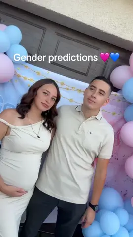 🩷💙  #genderreveal #genderprediction #boyorgirl #fypage 