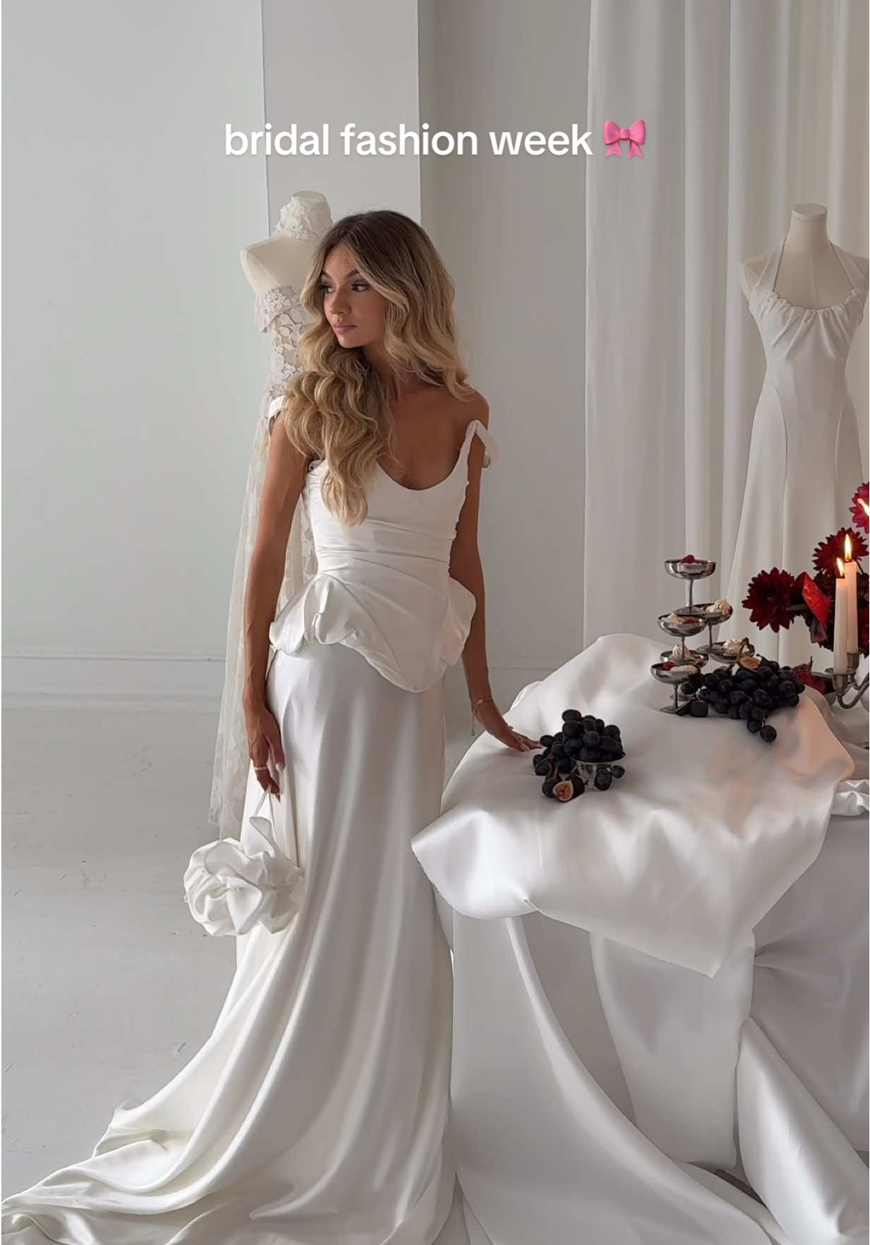 bridal fashion week GRWM @Luxy Hair my go-to hair extensions as a 2026 bride 💍🤍🕊️ use code MASONOGLESBY #luxyhair #luxyhairpartner #hairtok #hairtransformation #hairextensions 