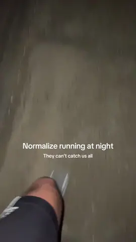 Lowk scary sometimes #Running #night #viral 