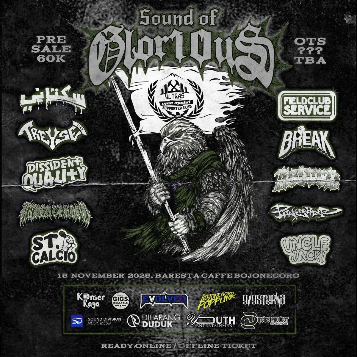 Pembelian tiket online bisa cek dibio profil ig:ultras_manmodel dan ig:soundof.glor10us #ultrasmanmodel #soundofglor10us #supporter #fyp #foryoupage 