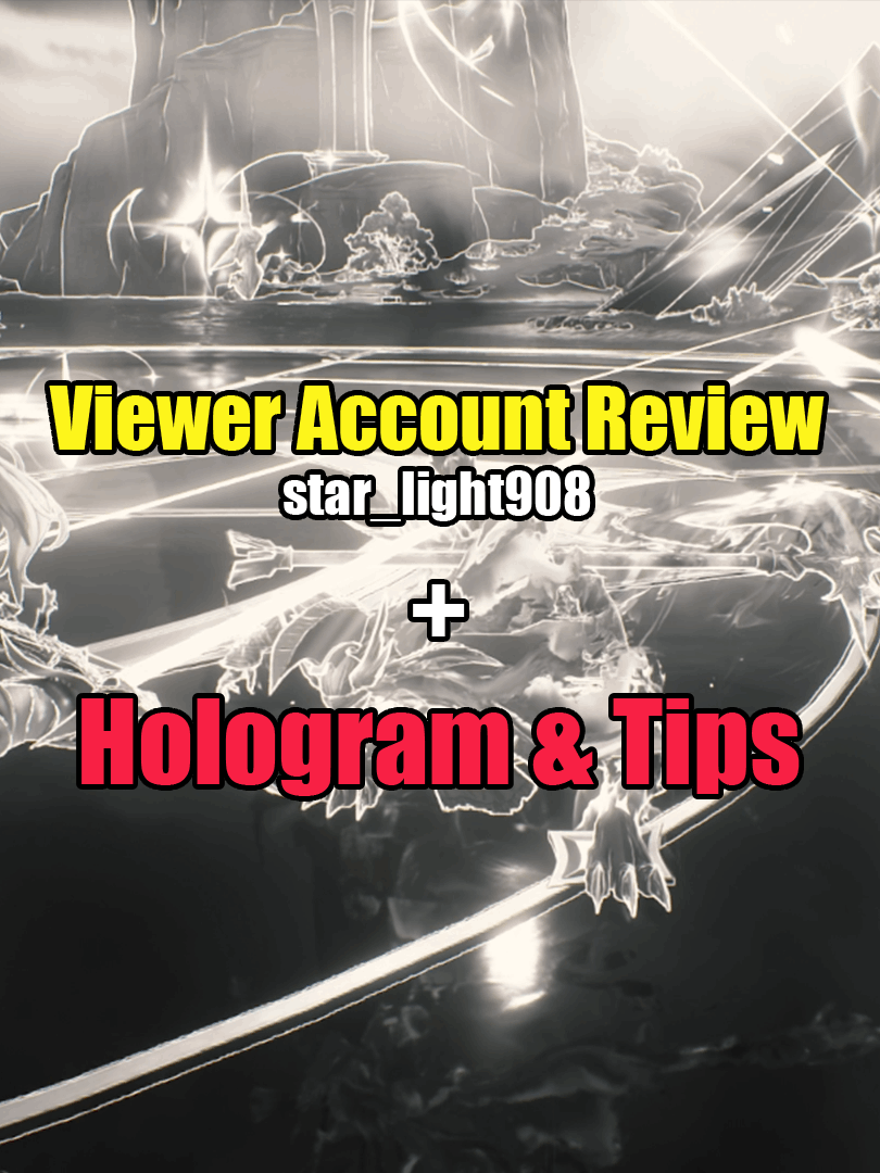 Viewer Account Review + Arinosa Hologram & Tips - star_light908 Happy Gaming Rovers~ #wutheringwaves #Wuwa #鳴潮