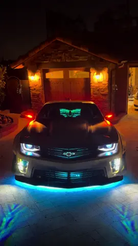 Never 🐝 like you… 💫 #camaro #transformers #bumblebee #build #lighting 